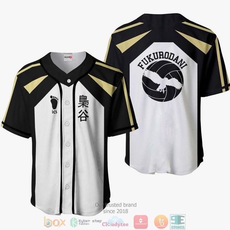 Fukurodani Haikyuu Baseball Jersey Shirt Fukurodani Haikyuu Baseball Jersey Shirt