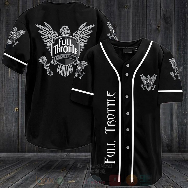 Full Throttle Energy Drink Baseball Jersey Shirt Full Throttle Energy Drink Baseball Jersey Shirt