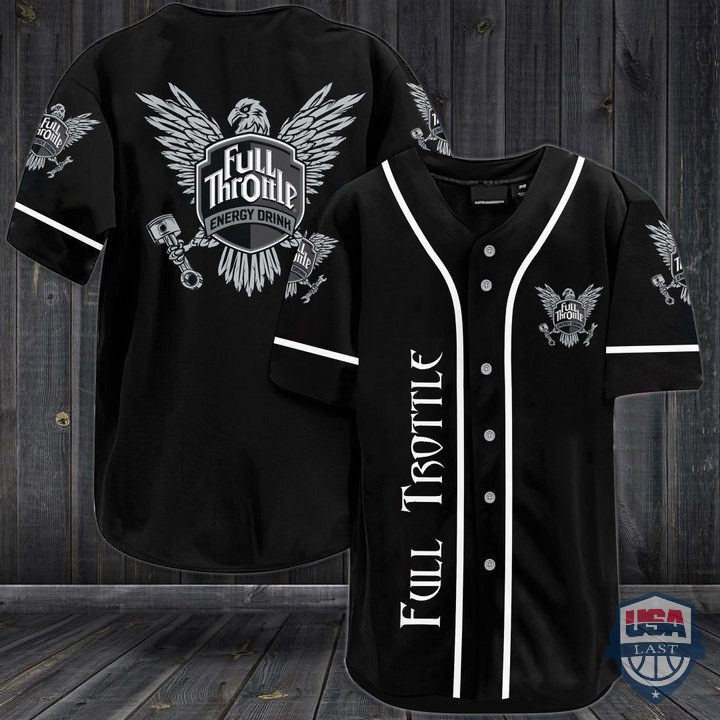 Full Throttle Energy Drink Baseball Jersey Shirt Full Throttle Energy Drink Baseball Jersey Shirt