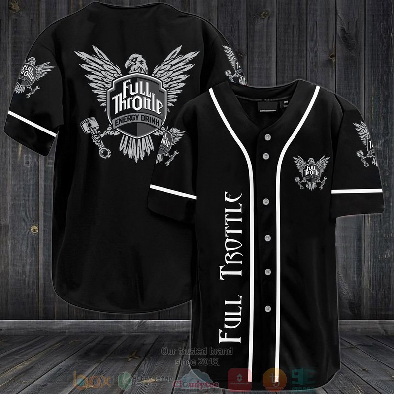 Full Throttle Energy Drink Baseball Jersey Full Throttle Energy Drink Baseball Jersey