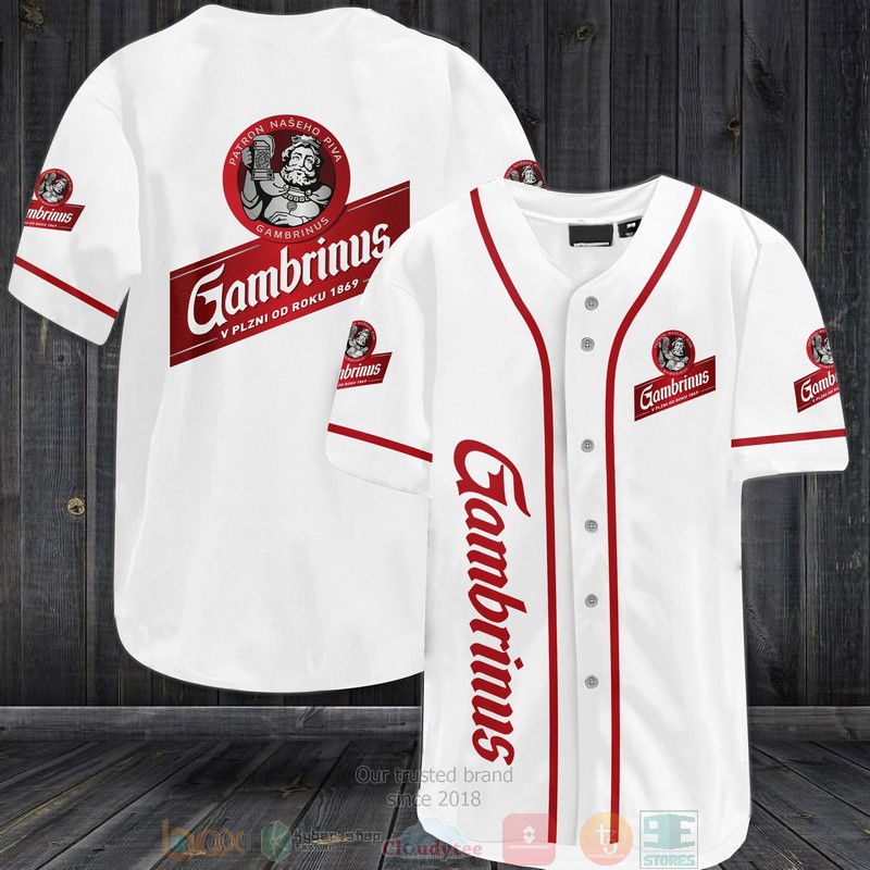 Gambrinus Beer Baseball Jersey Gambrinus Beer Baseball Jersey