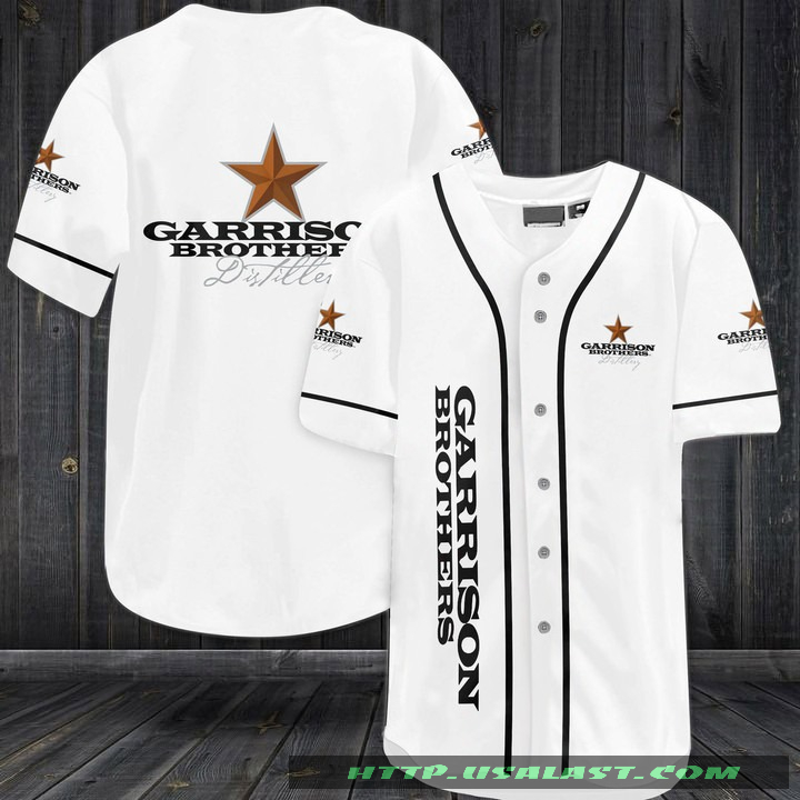 Garrison Brothers Whiskey Baseball Jersey Shirt Garrison Brothers Whiskey Baseball Jersey Shirt