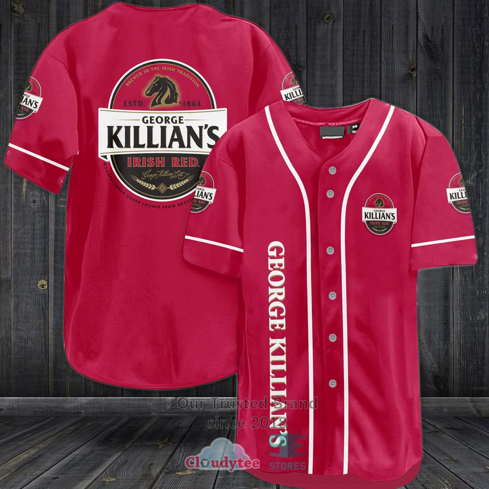George Killian’S Baseball Jersey Shirt George Killian’S Baseball Jersey Shirt
