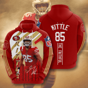 George Kittle San Francisco 49ers 3D Hoodie - 43b22ea2f98e