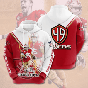 George Kittle San Francisco 49ers Men and Women 3D Hoodie Shirt San Francisco 49ers 3D All Over Printed Shirt - f809027b1123