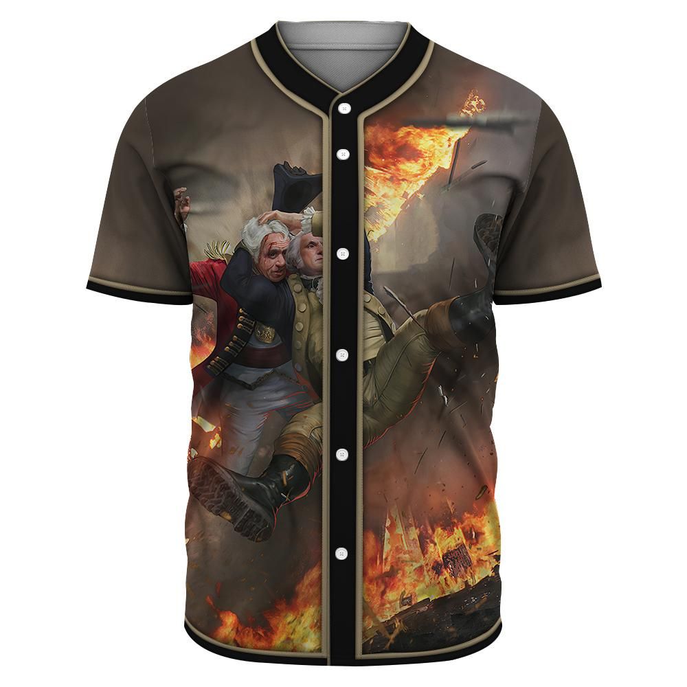 George Washington Stunner Baseball Jersey George Washington Stunner Baseball Jersey