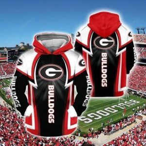 Georgia Bulldogs Football Pullover And Zippered Hoodies Custom 3d Georgia Bulldogs Football Graphic Printed 3d Hoodie All Over Print Hoodie For Men For Women - ff313caccb8c
