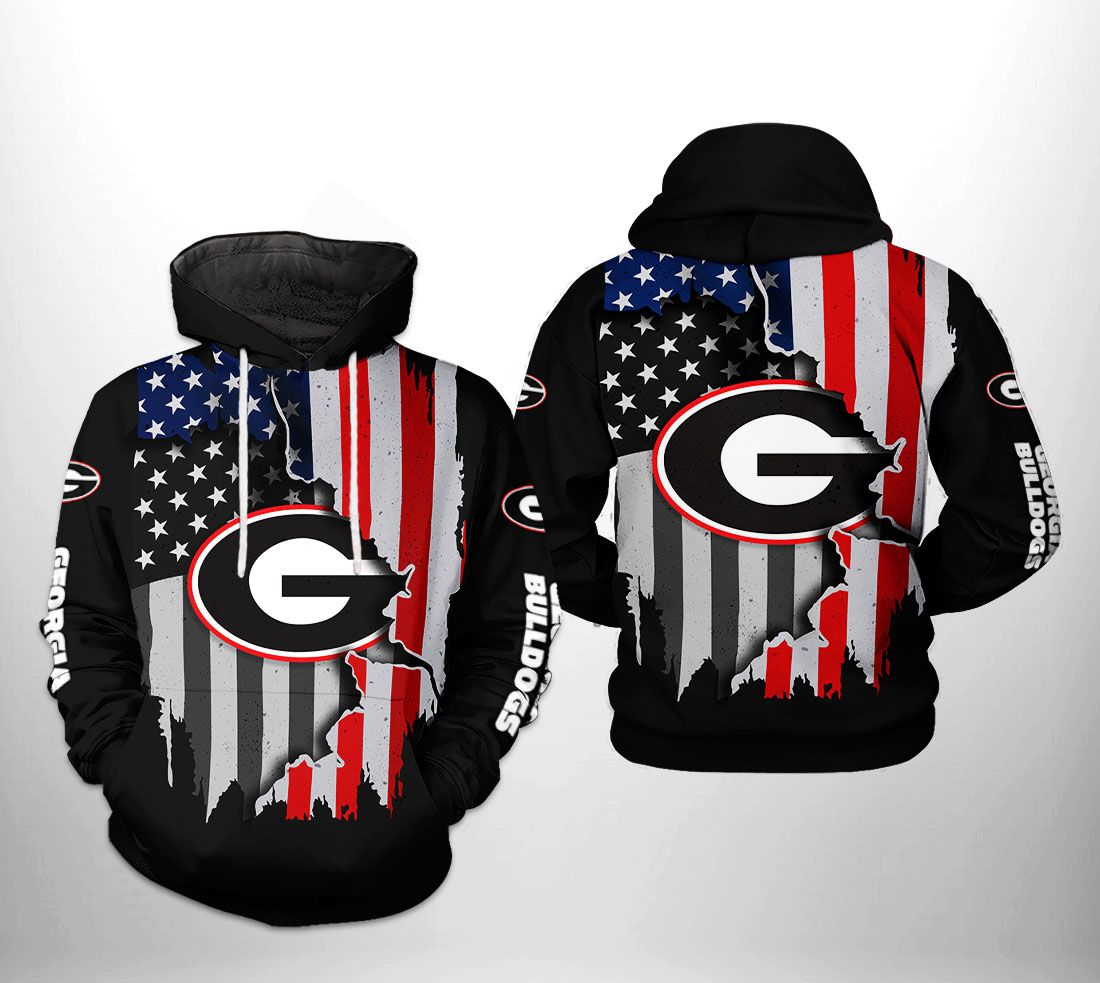 Georgia Bulldogs NCAA US Flag 3D Printed Hoodie/Zipper Hoodie - d430d17219f7 Georgia Bulldogs NCAA US Flag 3D Printed Hoodie/Zipper Hoodie - d430d17219f7