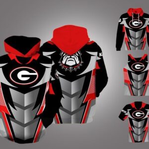 Georgia Bulldogs Ncaa Pullover And Zip Pered Hoodies Custom 3D Graphic Printed 3D Hoodie All Over Print Hoodie For Men For Women - 85e0cf706f82