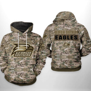 Georgia Southern Eagles NCAA Camo Veteran 3D Printed Hoodie/Zipper Hoodie - fd7133e5adf6