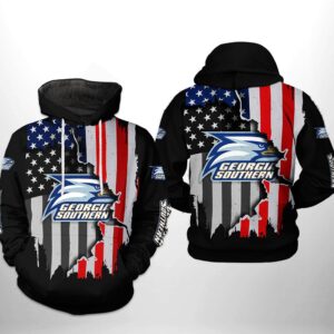 Georgia Southern Eagles NCAA US Flag 3D Printed Hoodie/Zipper Hoodie - 715d4f7d97e1