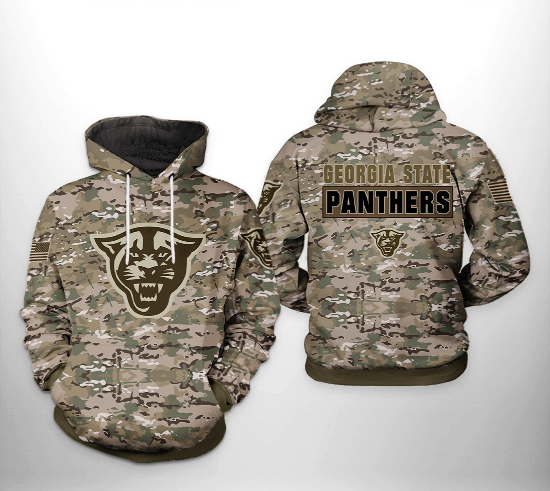 Georgia State Panthers NCAA Camo Veteran 3D Printed Hoodie/Zipper Hoodie - 72abebd0b413 Georgia State Panthers NCAA Camo Veteran 3D Printed Hoodie/Zipper Hoodie - 72abebd0b413