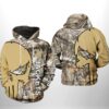 Georgia Tech Yellow Jackets NCAA Camo Veteran Hunting 3D Printed Hoodie/Zipper Hoodie - 08d43283226e