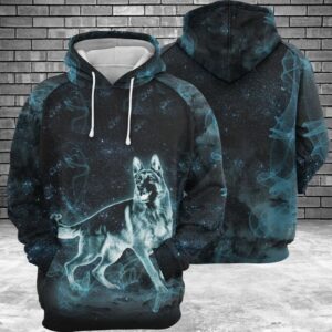 German Shepherd Galaxy 3D Printed Hoodie/Zipper Hoodie - b4ceaeb16c6f