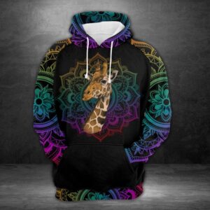 Giraffe 3D Printed Hoodie/Zipper Hoodie - 2616be178ec8