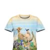 Giraffe Friends 3D 3D Hoodie For Men Women All Over 3D Printed Hoodie - 98fd2f28b778