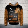 Giraffe Lover 3D Printed Hoodie/Zipper Hoodie - 75553f834ced