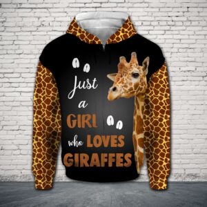 Giraffe Lover 3D Printed Hoodie/Zipper Hoodie - 75553f834ced