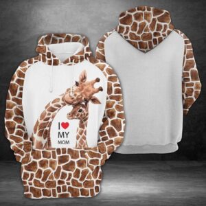 Giraffe Mom And Baby 3D Printed Hoodie/Zipper Hoodie - f3395f3d9472