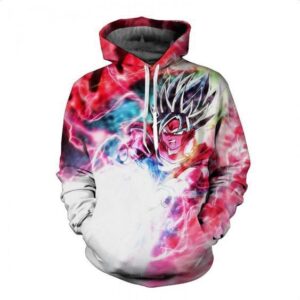 Glowing Attack Goku Dragon Ball Pullover And Zippered Hoodies Custom 3D Graphic Printed 3D Hoodie All Over Print Hoodie For Men For Women - 6975e4fc7689
