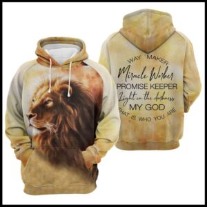 God Way Maker 3D Printed Hoodie/Zipper Hoodie - aa9255d8c974