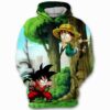 Goku Dragon Ball Z Dbz Monket D. Luffy Straw Hat One Piece 3D Printed Hoodie/Zipper Hoodie - 6292f4b19162
