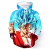 Goku Super Saiyan God Blue Power Pullover And Zippered Hoodies Custom 3D Graphic Printed 3D Hoodie All Over Print Hoodie For Men For Women - 9f54ca01405f