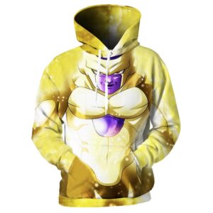 Golden Frieza 3D Printed Hoodie/Zipper Hoodie - 9ae6bb903010