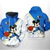 Golden State Warriors NBA Mickey 3D Printed Hoodie/Zipper Hoodie - 6a00081af27b