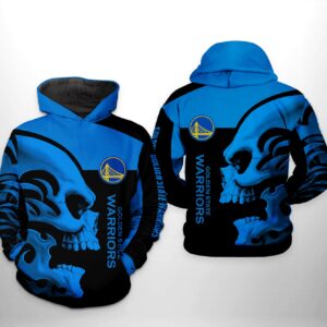 Golden State Warriors NBA Skull Team 3D Printed Hoodie/Zipper Hoodie - 4069a4815a5e