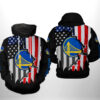 Golden State Warriors NBA US Flag Team 3D Printed Hoodie/Zipper Hoodie - 56a477dc8e17