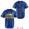 Golden State Warriors Players Name Western Conference Champions 2022 Baseball Jersey