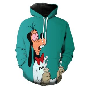 Goofy 3D Printed Hoodie/Zipper Hoodie - cda152e4ed41
