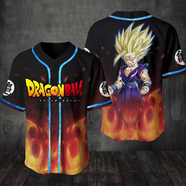 Goten Dragon Ball Baseball Jersey Shirt Goten Dragon Ball Baseball Jersey Shirt