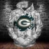 Green Bay Packers 3D Printed Hoodie/Zipper Hoodie - 3d2663e5dc64