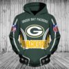Green Bay Packers 3D Printed Hoodie/Zipper Hoodie - 593b0e91ea19
