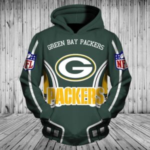 Green Bay Packers 3D Printed Hoodie/Zipper Hoodie - 593b0e91ea19