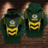 Green Bay Packers 3D Printed Hoodie/Zipper Hoodie - 9931329aff8d