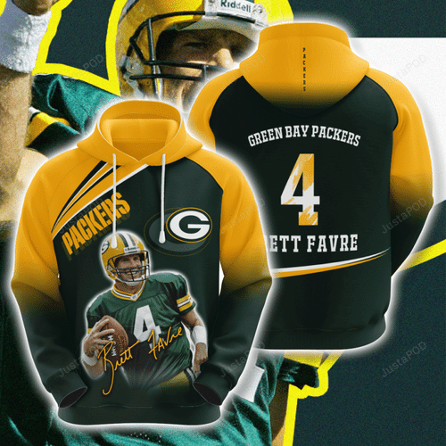 Green Bay Packers Brett Favre 3D Hoodie For Men For Women - 780a80059647 Green Bay Packers Brett Favre 3D Hoodie For Men For Women - 780a80059647
