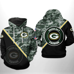 Green Bay Packers NFL Camo Team 3D Printed Hoodie/Zipper Hoodie - f5ff47289f8c