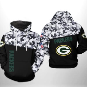 Green Bay Packers NFL Camo Veteran Team 3D Printed Hoodie/Zipper Hoodie - 3a4ee850c114