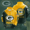 Green Bay Packers NFL Men and Women 3D Full Printing Hoodie Zip Hoodie Green Bay Packers 3D Full Printing Shirt Green Bay Packers 3D Hoodie Shirt Design 3D Full Printed High Quality 2020 - e9f1a35009cb