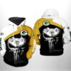 Green Bay Packers NFL Skull Punisher Team 3D Printed Hoodie/Zipper Hoodie - 9ee0846a6be4