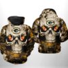 Green Bay Packers NFL Skull Team 3D Printed Hoodie/Zipper Hoodie - 3fb36a1b68ec