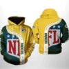 Green Bay Packers NFL Team 3D Printed Hoodie/Zipper Hoodie - 32313495f688