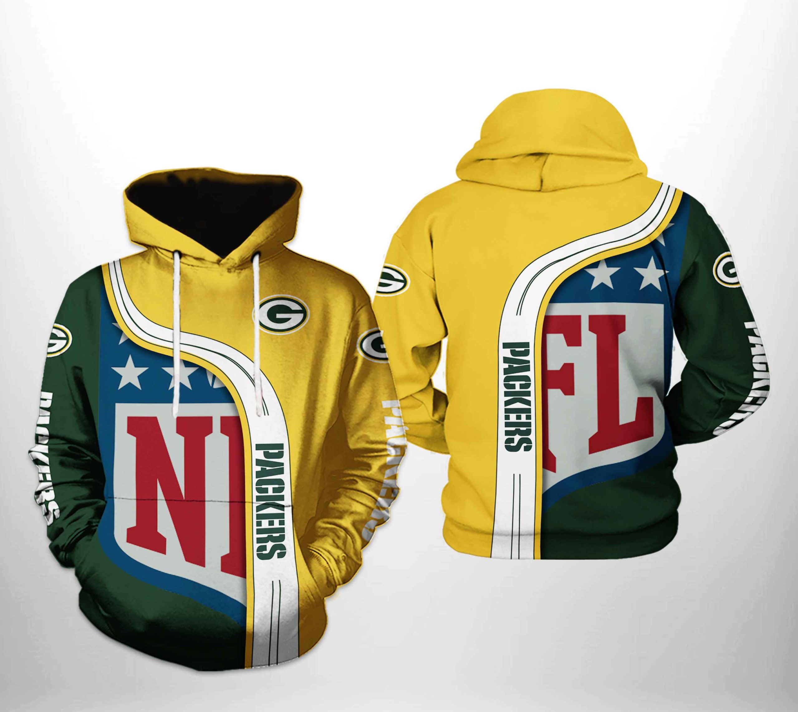 Green Bay Packers NFL Team 3D Printed Hoodie/Zipper Hoodie - 32313495f688 Green Bay Packers NFL Team 3D Printed Hoodie/Zipper Hoodie - 32313495f688
