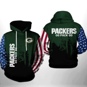 Green Bay Packers NFL Team US 3D Printed Hoodie/Zipper Hoodie - fc37b3d7b868