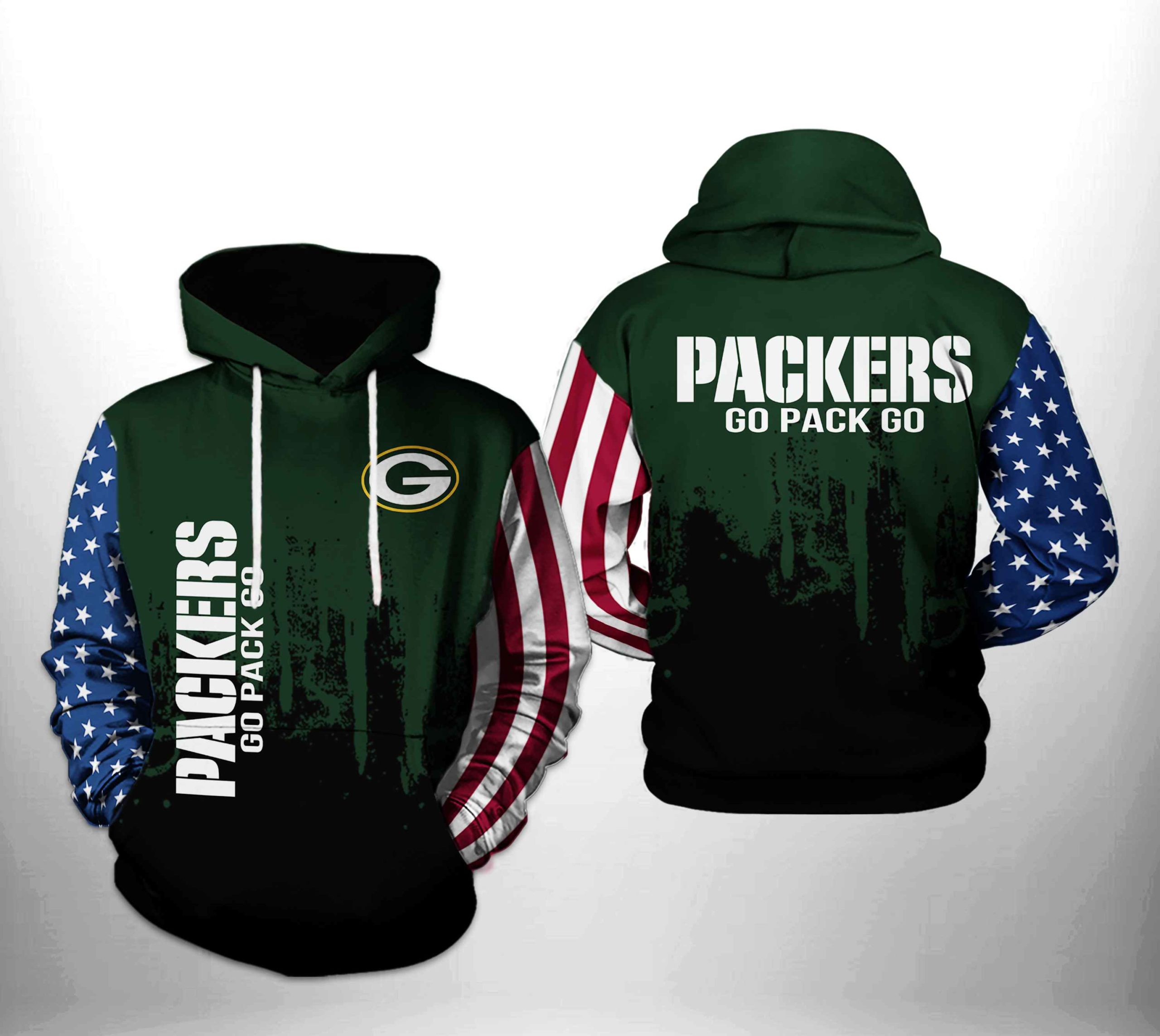 Green Bay Packers NFL Team US 3D Printed Hoodie/Zipper Hoodie - fc37b3d7b868 Green Bay Packers NFL Team US 3D Printed Hoodie/Zipper Hoodie - fc37b3d7b868