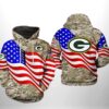 Green Bay Packers NFL US Flag Camo Veteran Team 3D Printed Hoodie/Zipper Hoodie - aeff6c6d68bc