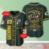 Green Bay Packers Nfl 3D Personalized Baseball Jersey Shirt
